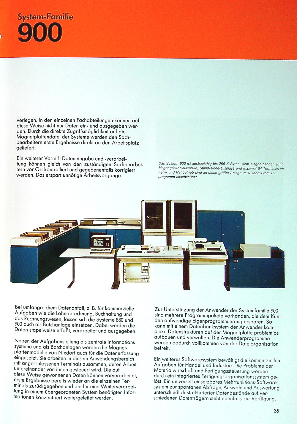 Nixdorf Produkte 1974