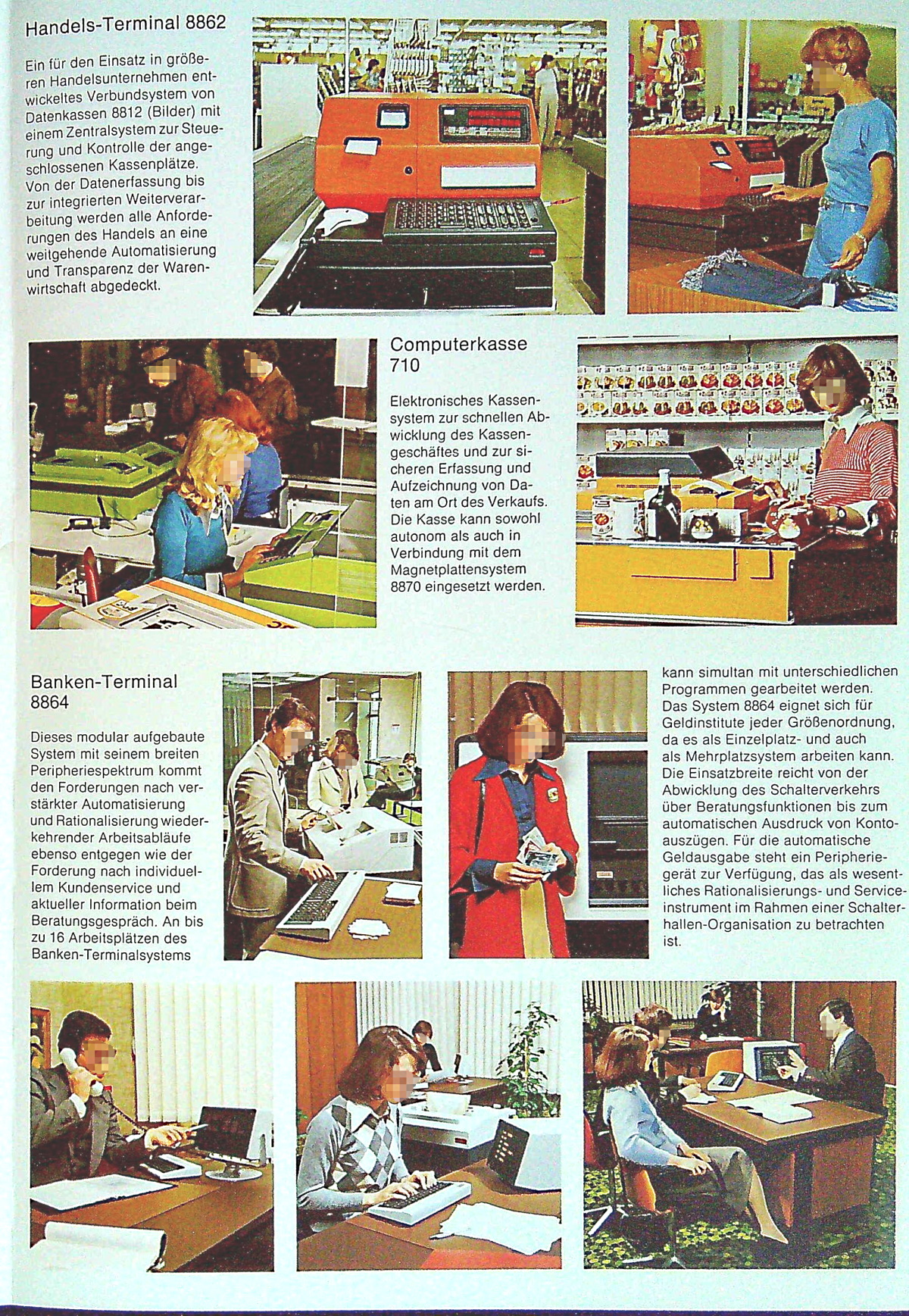 Nixdorf Produkte 1976 8862 (8812Kasse) , 8864