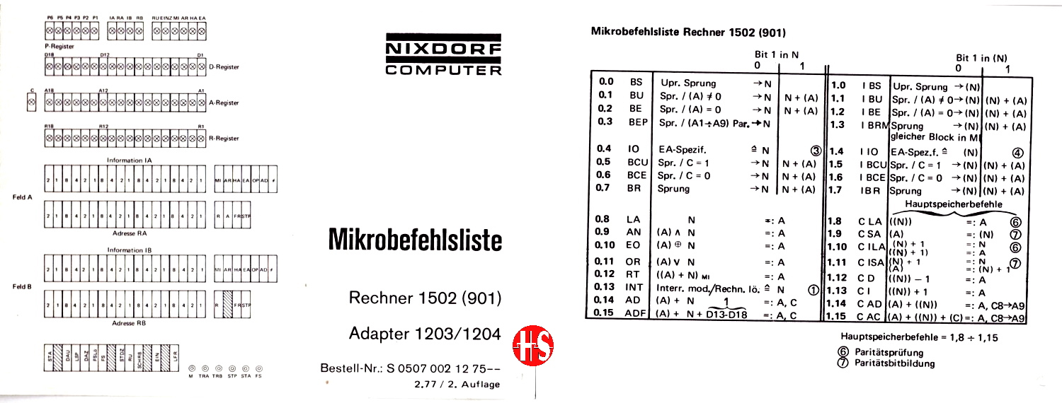 1502 Microbefehle Seite 1 Seite 2