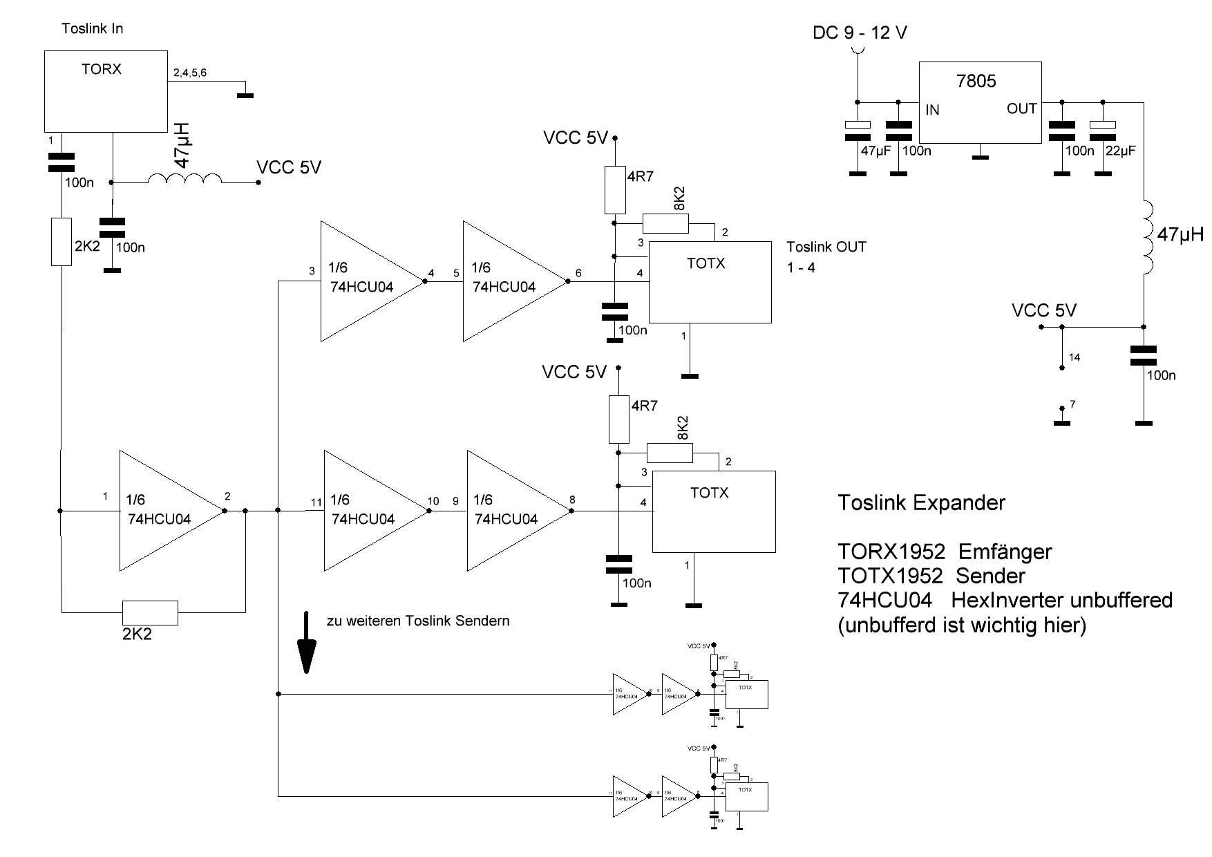 Toslink Expander