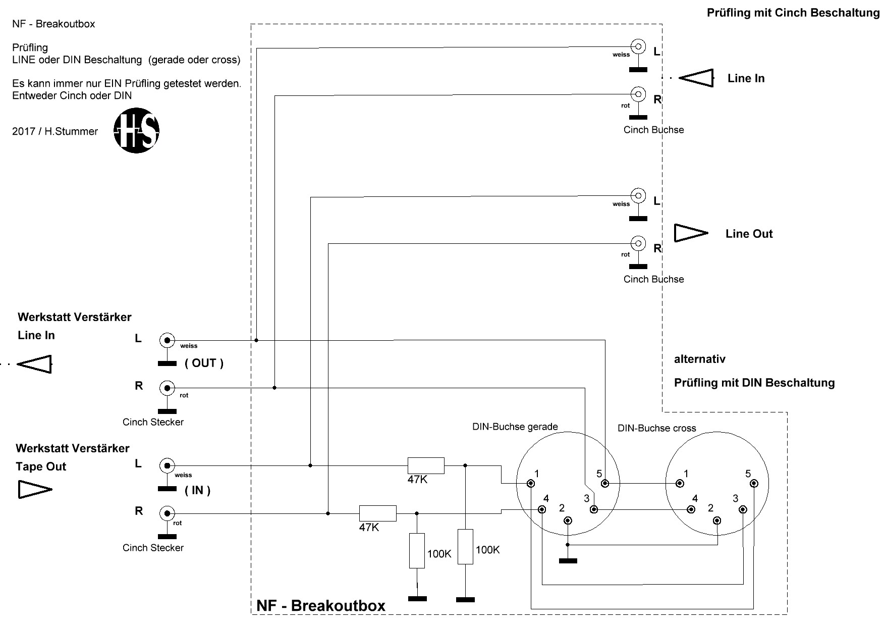 Audio Test NF Schaltung