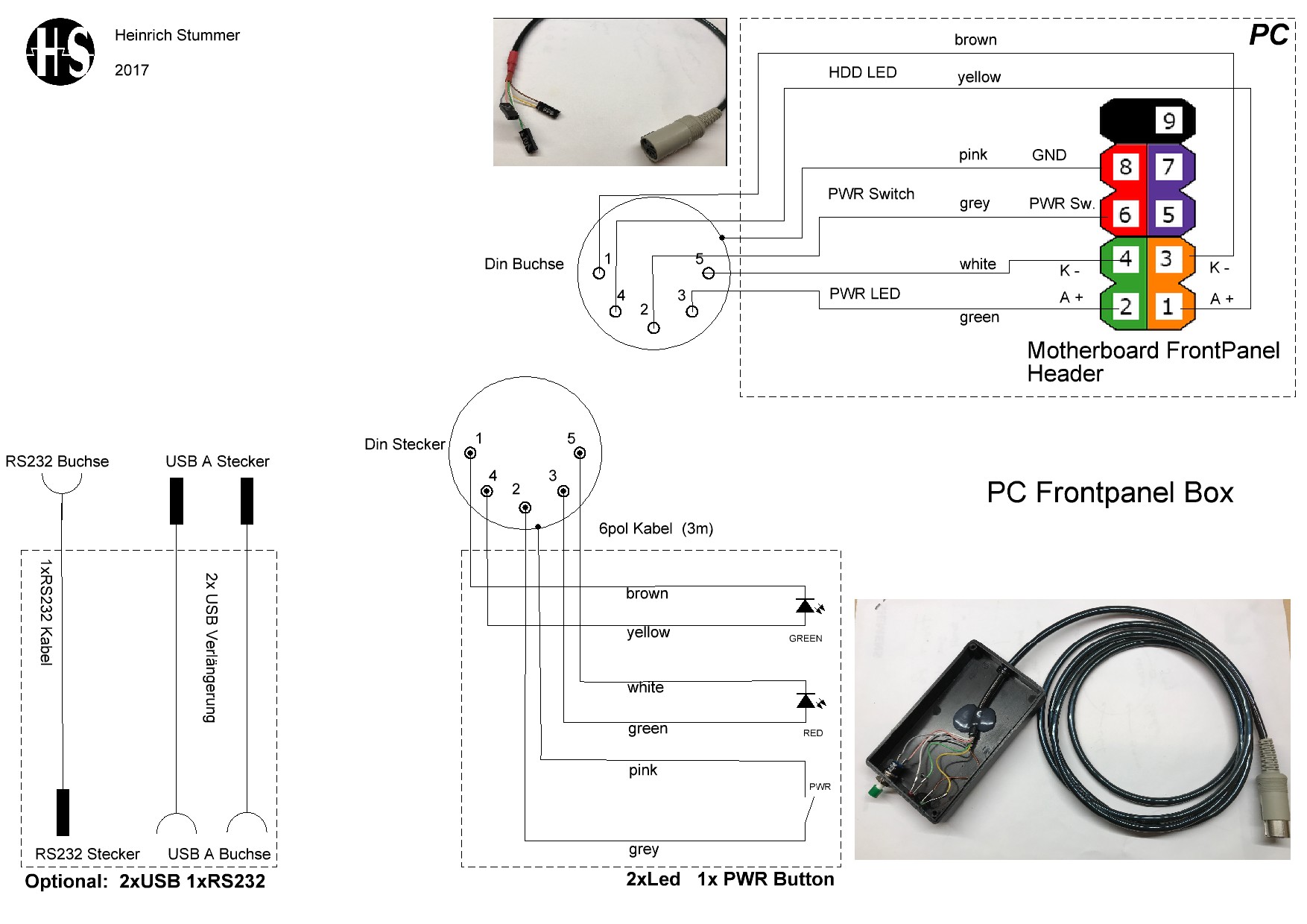 PC Frontpanel Schaltung