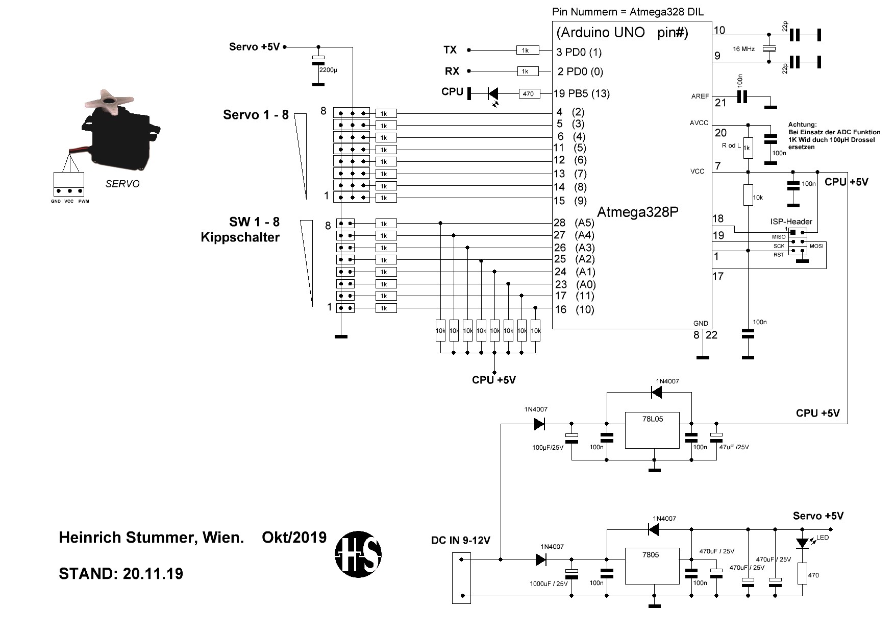 Servoboard circuit