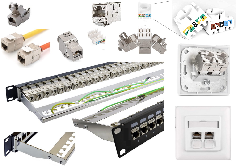 Cat6 Lan Komponenten