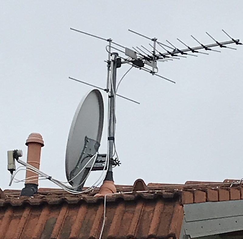 Sat Antenne mit Terr. Antenne