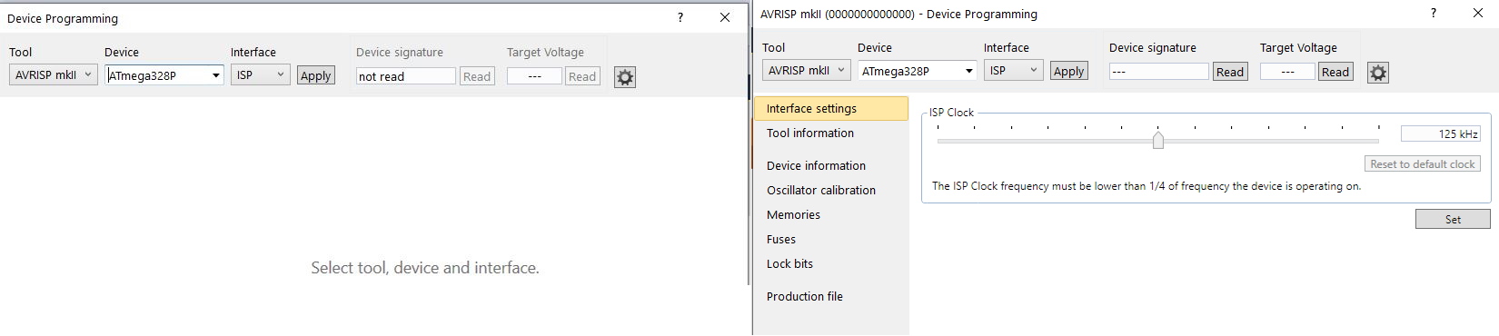 Device programming