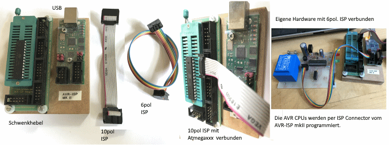 AVR ISP im Einsatz