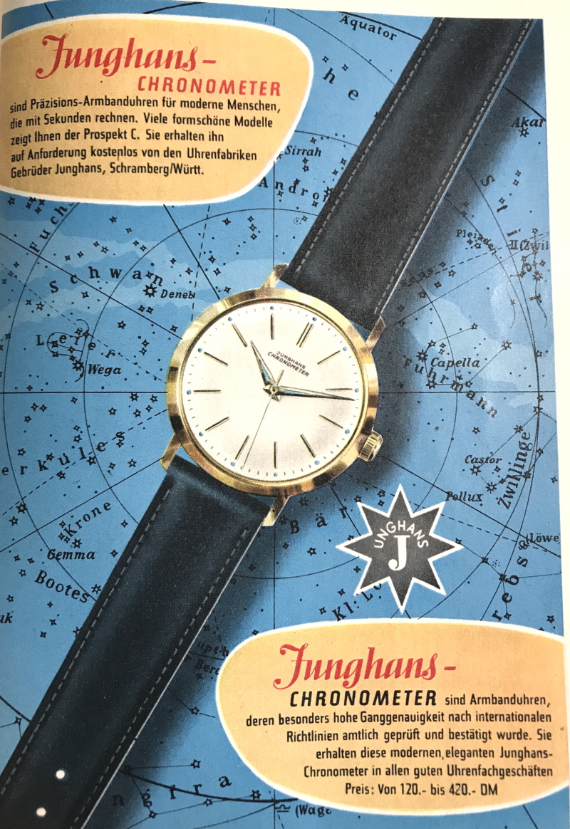 1957 Junghans Armbanduhr