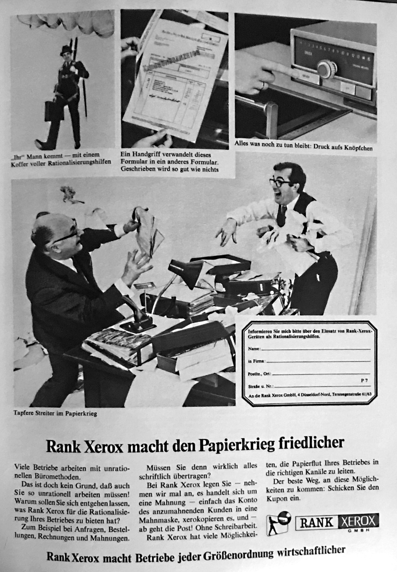 1968 Rank Xerox