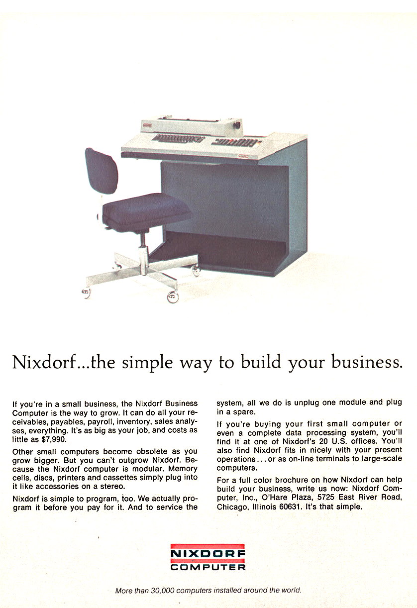 1973 Nixdorf 820