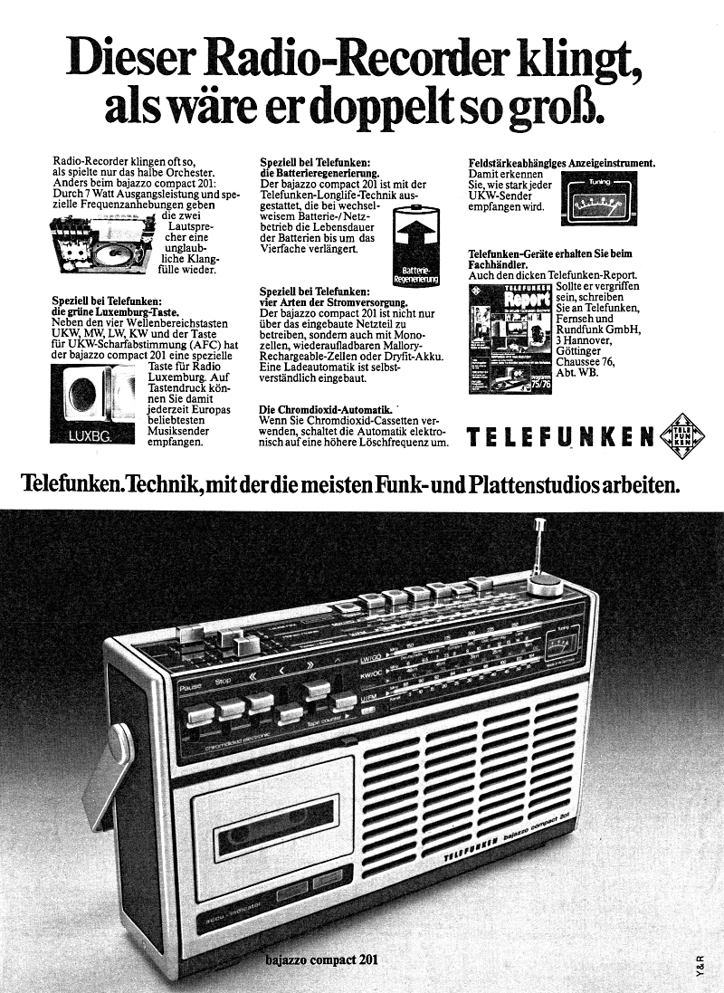 1976 Telefunken