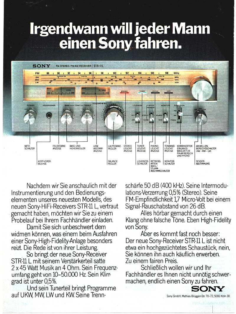 1978 Sony