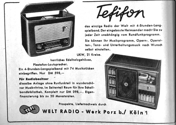 1955 Tefifon