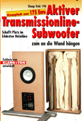 Klang & Ton CT198 Subwoofer