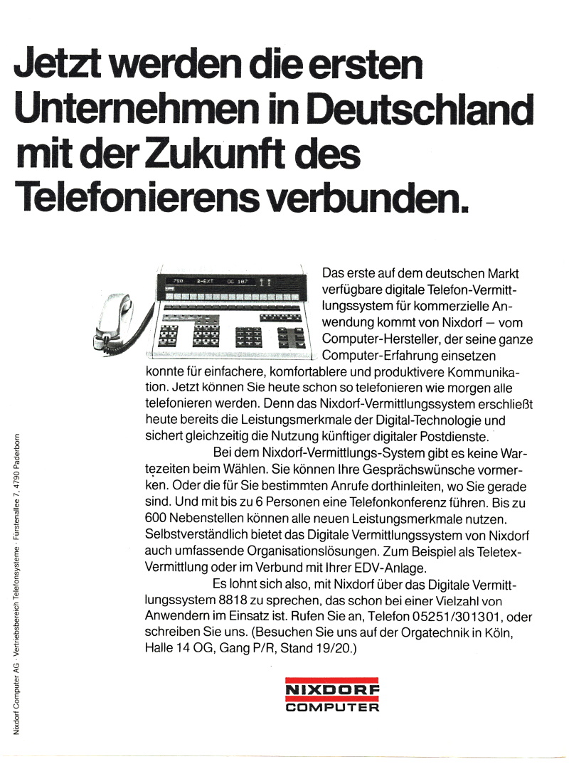 1982 Nixdorf