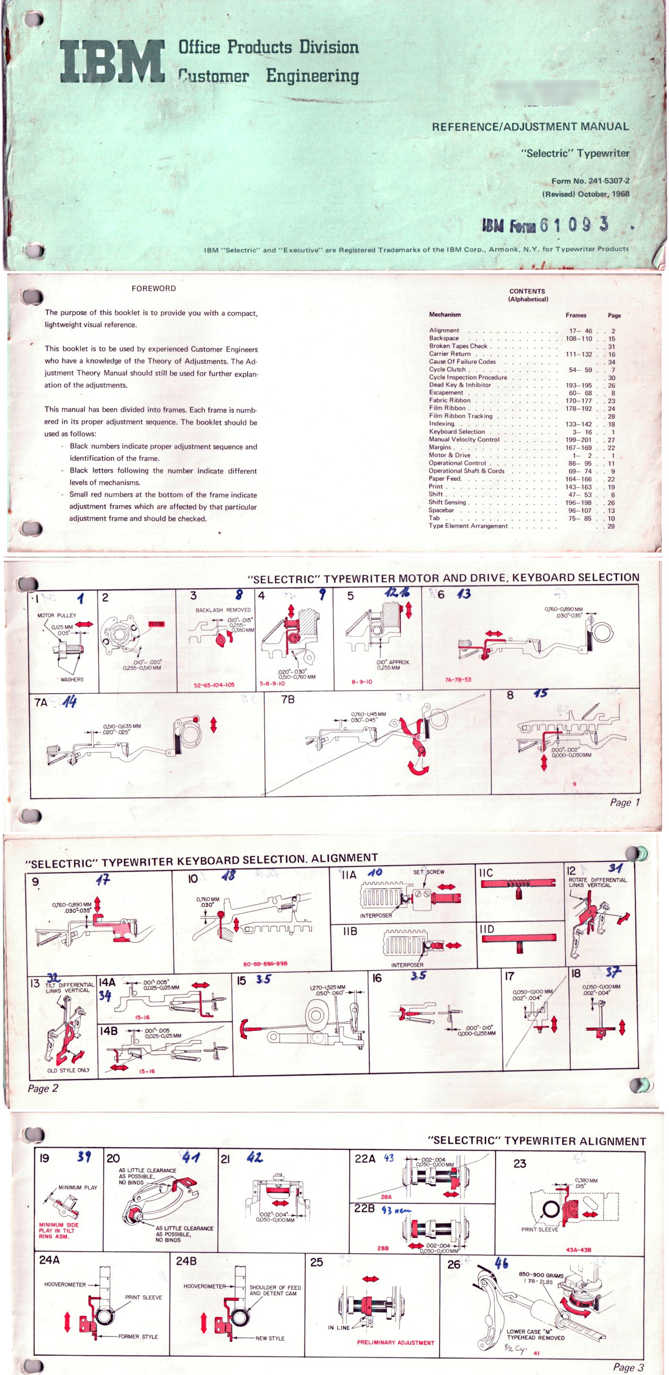 IBM Selctric Manual