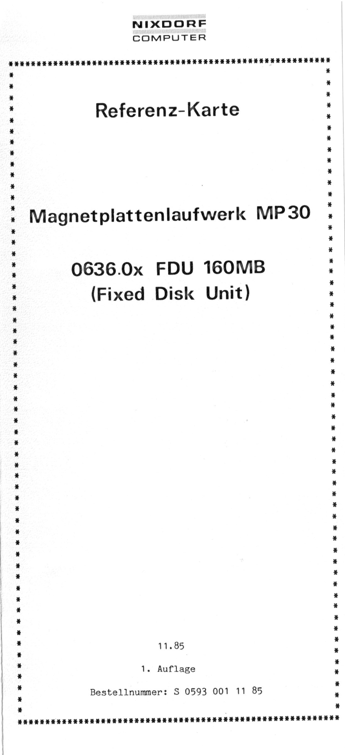 MP30 Storage Drive Page0