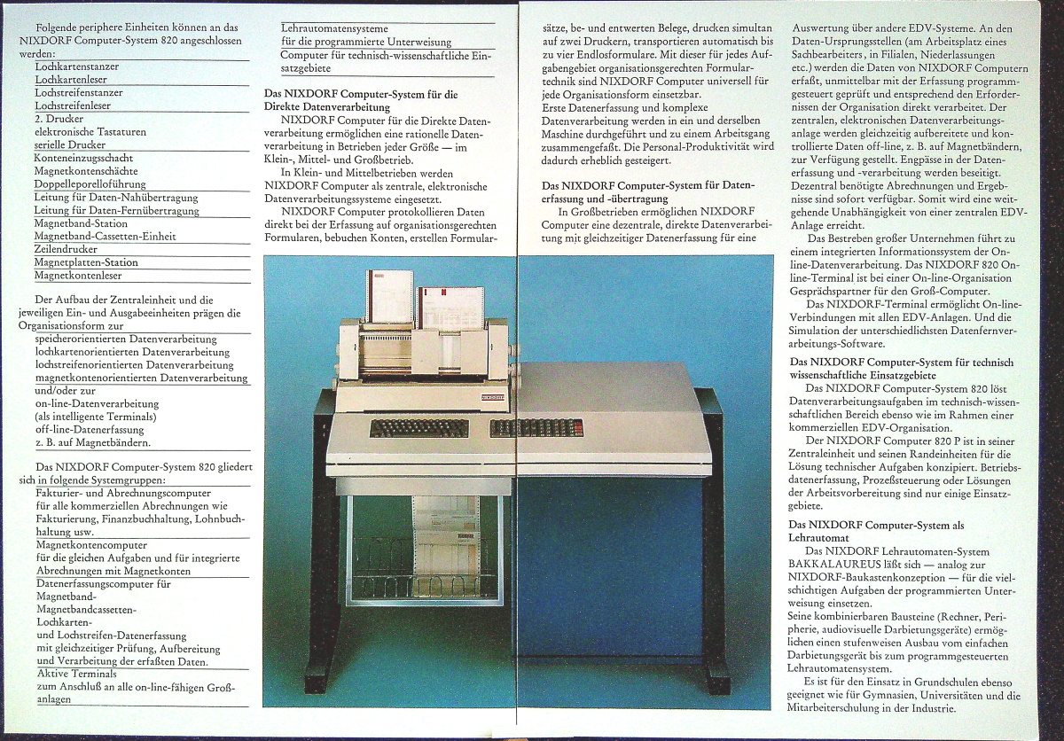 Nixdorf 1969 Die Menschen Die Computer