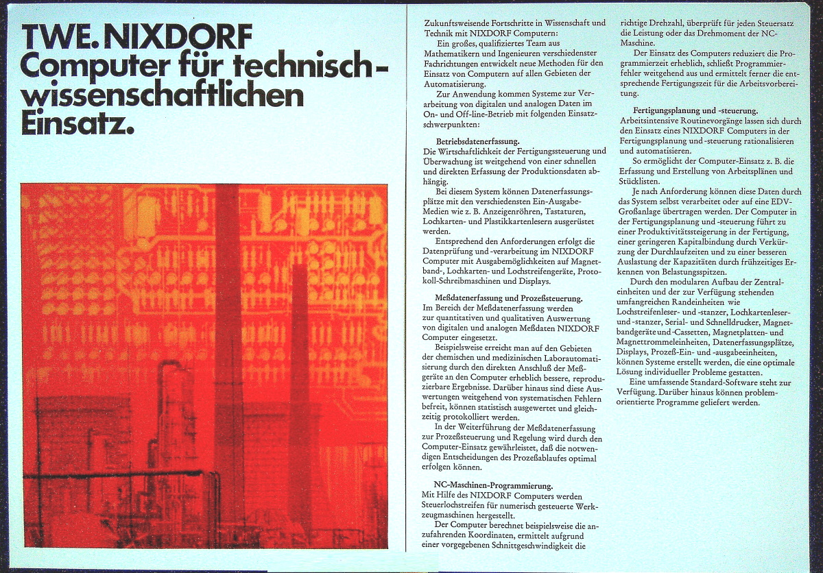 Nixdorf 1969 Die Menschen Die Computer