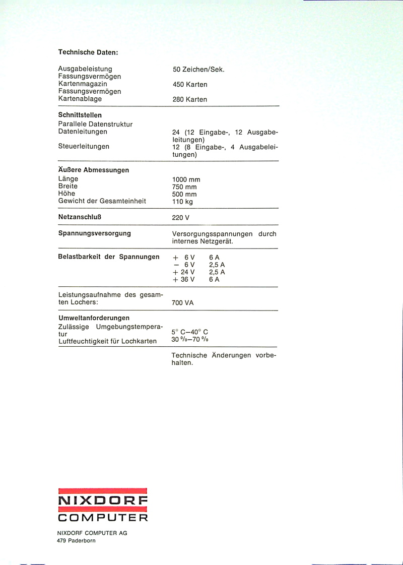 Lochkartenstanzer 20091