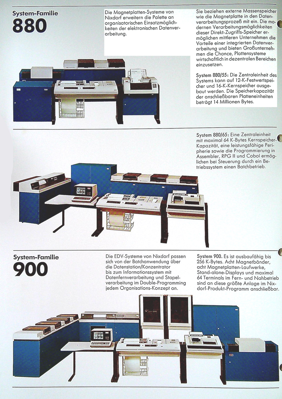 Nixdorf Produkte 1973