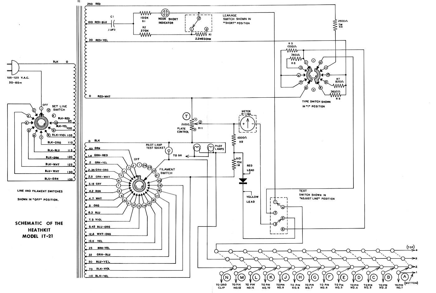 Heathkit IT-21 Schaltung