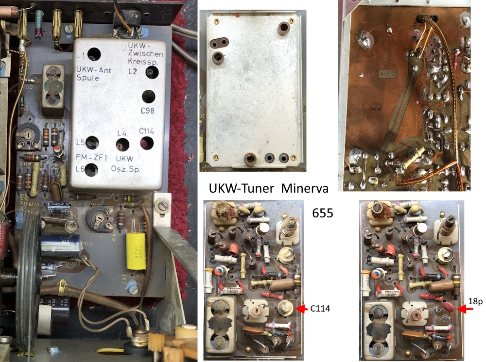 Minerva Stereo 655 UKW Tuner