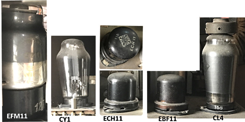 Radione 539U Tube Lineup