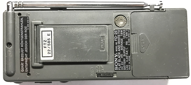 Sony-FD 2E Back