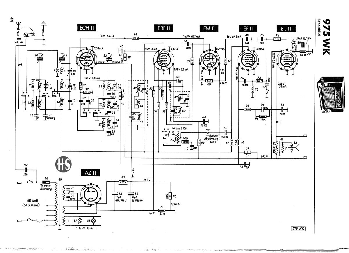 Telefunken 975wk Schaltung